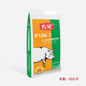 传是 饲料    P106-1  10%妊娠母猪复合预混料（前期） 猪饲料 北农传世